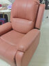 太空舱 头等沙发单人休闲午休懒人沙发椅电动多功能摇摇椅电竞椅真皮 西柚红-科技布 一人位 手动坐躺+可摇可转 实拍图