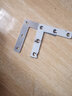 福莱安不锈钢角码90度直角L型家具角铁加厚窗户木门连接件固定支架 L型：80X80厚1.5MM配送螺丝 实拍图