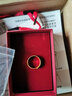 中国黄金（CHINA GOLD）足金999古法婚庆福字活口情侣对戒送女友老婆老公七夕情人节礼物 男戒 净金重约5g 实拍图