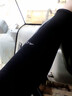 JIEYIDA防晒袖套户外骑车防嗮套袖子冰爽护臂套冰丝冰袖男女夏运动装备 黑色2双(无指孔) 实拍图