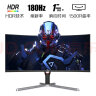 AOC 34英寸 带鱼屏 WQHD 广色域 180Hz HDR10  出厂校色 旋转升降 21:9曲面电竞电脑显示器 CU34G3X 实拍图