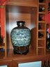 大师汇景德镇陶瓷泡酒坛酒缸酿酒存酒杨梅葡萄酒坛子酒桶酒壶带龙头坛子 清明上河图30斤带锁扣 无孔无龙头+酒提+底座 实拍图