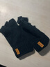 京堂京品 手套男冬季保暖学生开车骑行防寒触屏写字手套毛线手套女秋冬天 黑色漏指 均码有弹性 实拍图