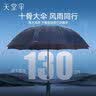 天堂伞超大加大号雨伞十骨男女士黑胶防晒太阳伞遮阳伞晴雨伞广告伞定制 【10骨黑胶防晒升级款】军绿色 实拍图