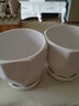 裕轩堂陶瓷花盆简约办公室绿萝吊兰文竹榕树室内多肉家用白色盆个性桌面 7129446（两个大号） 中等 实拍图
