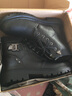 戈耐马丁靴男士真皮鞋冬季保暖加绒棉靴高帮雪地靴防滑大棉鞋皮靴子男 常规（厚绒+真皮） 43 码（265MM） 实拍图