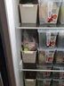百露杂物收纳盒北欧ins厨房橱柜收纳筐桌面零食化妆品储物盒办公收纳 圆孔宽型大号收纳盒绿 实拍图