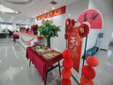 点丫红色桌布订婚结婚摆摊长方形会议桌布布料布艺加厚金丝绒绒布台布 酒红色 100*160cm 实拍图