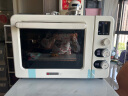 海氏（Hauswirt）C45风炉电烤箱家用烘焙多功能炸烤一体机大容量发酵 米白色 40L 实拍图