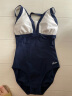 速比涛（Speedo）绮遇系列深海设计连体泳衣海岛度假泳衣女8122065332 海蓝/白色34 晒单实拍图