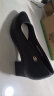 大东通勤鞋女鞋2026春季新款优雅爆款粗跟配裙子爆款单鞋 黑色 【跟高约4.5cm】 37 实拍图