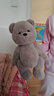 莉娜熊（TeddyTales）小熊玩偶毛绒玩具熊泰迪手作熊安抚娃娃送礼送人新年礼物女生 拿铁色 中号站姿约30cm 实拍图