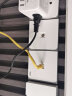 德力西（DELIXI）插座面板CD887皓彩极地白色5孔暗装空调网线面板一开墙壁电源 电视插座 晒单实拍图