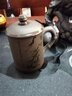 茗客 紫砂办公杯带盖茶杯紫泥茶具男士杯子泡茶水杯办公室水杯大容量带盖过滤个人 虾趣竹节办公杯 实拍图