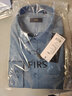 杉杉（Firs）长袖衬衫男士高端品牌格子休闲衬衣春季高档时尚条纹衬衫 TCT4299长袖 41 实拍图