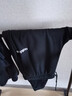 阿迪达斯（adidas）裤子男 25秋季新款运动休闲裤健身训练耐磨透气男裤宽松跑步长裤 黑白/针织直筒/三条纹 M 码（175/82A 实拍图