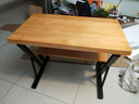品祥（PINXIANG）北欧实木书桌电脑桌台式家用写字桌卧室书房办公工作台桌长方形桌 桌子配件脚垫 实拍图