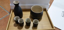 南山先生 微醺温酒器酒杯酒具套装烫酒壶家用温酒壶陶瓷黄酒白酒烫酒器 4杯+黑陶温酒器+恒温底座+竹盘 温酒器 实拍图