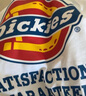 dickieslogo印花短袖T恤情侣款圆领休闲男装T恤 DK007088 白色 XL  实拍图