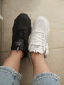 回力女鞋休闲鞋女厚底透气网面老爹鞋女百搭黑色潮流运动韩版鞋子女 米白色【6.5CM厚底】 39 实拍图