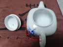 瓷都窑火陶瓷茶壶过滤景德镇中式手绘青花瓷功夫茶具泡茶器手抓小单壶家用 王者之香【200ml】手工制作 实拍图