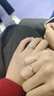 Lnieer连理枝情侣款戒指S999足银小众对戒子送男女友老婆情人节生日礼物 连理枝戒指+检测证书+品牌礼盒 实拍图