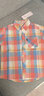 G.DUCKKIDS全棉男童衬衫长袖2025春夏薄款童装宝宝打底上衣儿童格子衬衣外套 金色 只卖衬衫 均码 10码建议身高100-105cm32斤左右 实拍图