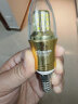 雷士（NVC）LED灯泡尖泡 9瓦E14小螺口 光源节能灯 正白光6500K 金色 5只装 晒单实拍图