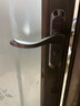 京本卫生间浴室锁室内门锁无钥匙卧室房门锁厕所不锈钢锁通用型门把手 【精抛】125MM孔距-45mm锁舌套装 实拍图