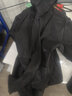 FGHGF时尚防油厨房围裙罩衣劳保服男女长袖大褂护衣工作服户外防污罩衣 黑色单层罩衣3XL（140-165斤） 实拍图
