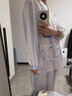 爱六甲月子服夏季薄款纯棉产后春秋100全棉吸汗产后夏天孕妇睡衣家居服 夏款25°-35°纯棉 A1289 L（135斤内）孕期产后都能穿 实拍图