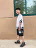 小咕嘟熊童装男秋冬装儿童套装两件套牛仔外套加绒加厚男孩衣服男童套装 卡其外套+裤子 130 实拍图