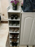 曼莎佳人鞋架子家用门口分层隔板结实稳固简易多层收纳窄长立体鞋架 26-两层-白色【见图二】 窄长立体 多层收纳 实拍图