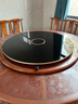 富得莱饭菜保温板 新款暖菜板+火锅+自动旋转家用餐桌垫多功能带电磁炉电陶炉 圆形加热菜板电热板转盘 3000w电磁炉火锅电动转盘|炫酷黑 120cm 实拍图