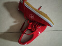 双星八特武术鞋男练功鞋太极鞋女训练体操运动帆布鞋 红色007款 35 实拍图