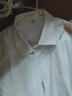 凡客诚品（VANCL）纯色商务正装男士免烫棉质休闲上衣白衬衣 长-白色 38 实拍图