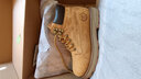 森馬（Senma）高帮马丁靴系带时尚加绒保暖工装靴男靴 M619313602 咖喱黄 38码 实拍图