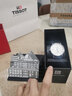 天梭（TISSOT）【咨询优价】瑞士手表魅时系列日历自动机械皮钢带男表 白盘皮带T109.407.16.031.00 实拍图