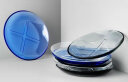 KOSTA BODA进口水晶玻璃盘BRUK系列多功能盘碟简约家用布鲁克水果沙拉盘餐盘 餐盘-浅蓝-1只装 实拍图