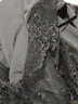 莫代尔 性感睡衣女夏季冰丝蕾丝吊带情薄趣透明私房诱惑美背睡裙 黑色【睡裙+T裤】 M【80-105斤】 实拍图