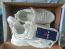 哈比熊童鞋夏季单网小白鞋儿童运动鞋透气男童鞋GU7577 白色32码 晒单实拍图