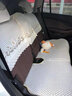 汽车坐垫全包围加厚棉质蕾丝座套座椅套四季专用坐套专车订制本田CRV凌派奥迪A6LQ5雅阁冠道辉昂途观 A款米色全包 实拍图