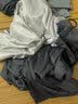 策息裤子男夏季休闲运动冰丝直筒商务直筒男裤工装宽松长裤 浅灰+深灰 XL -建议110-140斤左右 实拍图