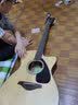 雅马哈（YAMAHA）FG800 FSX800初学者入门吉他专业成人新手弹唱单板民谣电箱木吉它 FS800MC 原色NT 缺角 单板 40英寸【视频选琴+豪礼】 实拍图