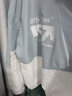 左斯客夹克男士外套韩棒球服机能风工装上衣服男初高中大学生连帽褂子外 蓝白色 2XL 实拍图