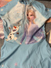 迪士尼（Disney）儿童泳衣女童长袖防晒连体速干专业训练游泳装 211366蓝色 140cm  实拍图