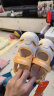 基诺浦（ginoble）婴儿学步鞋夏季 软底透气橡胶头宝宝凉鞋1-5岁男女童鞋GY1317 黄色/象牙白 150mm 内长16 脚长14.6-15.5cm 晒单实拍图
