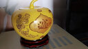 恬实 罐子陶瓷摆件苹果 景德镇客厅电视酒柜玄关博古架新居开业礼品 帝王黄龙凤招财进宝苹果罐 大号 实拍图