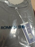 罗蒙（ROMON）两件装男士纯棉短袖t恤夏季圆领透气体恤衫男T纯色打底衫男装上衣 【黑色+深灰】 XL /180(推荐体重135-150斤） 实拍图