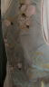 拉夏贝尔（La Chapelle）改良新中式刺绣国风马甲背心女设计感国潮圆领复古盘扣上衣小外套 灰色 XL 晒单实拍图